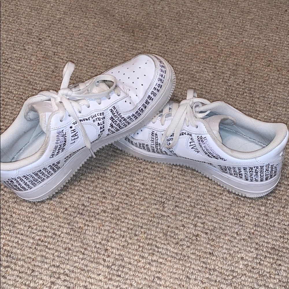 Custom Nike Air Force 1’s